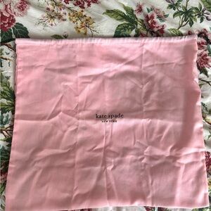 XL NWOT Kate Spade Pink Dust Bag